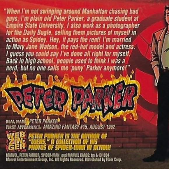 1994 Marvel Cards - Amazing Spiderman - Web-Shooting Venom - Goblin's Journal - Picture 3 of 8